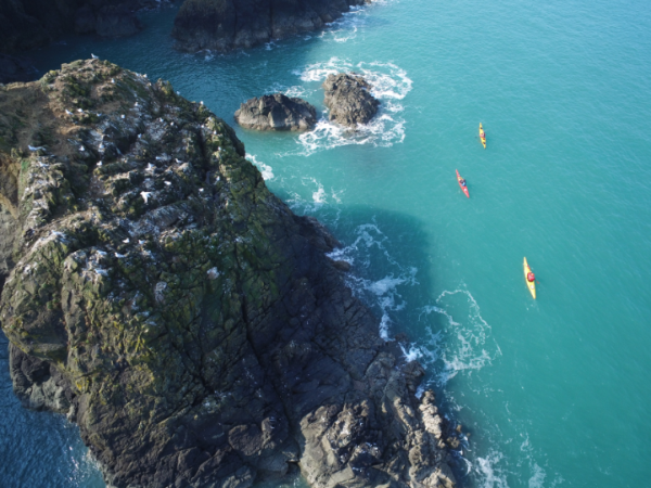 Sea kayaking holiday in Wales